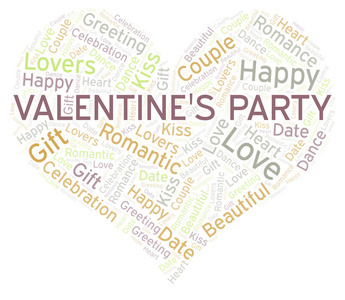 s Party word cloud. Word cloud made with text only.