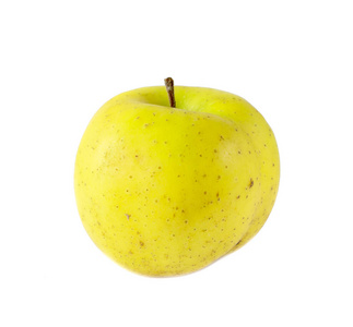 成熟苹果在白色背景上分离