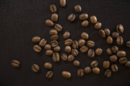 咖啡隔离了亲密的种子概念
