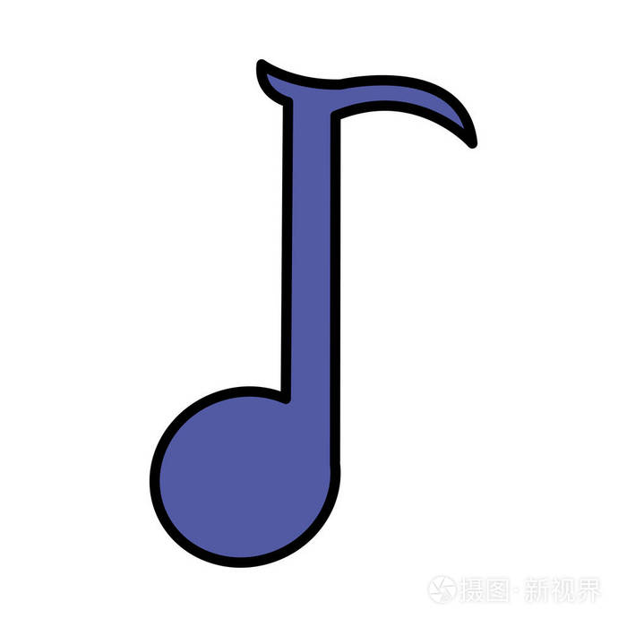 彩色颤音节奏音符符号矢量插图插画 正版商用图片18b75k 摄图新视界 彩色颤音节奏音符符号矢量插图插画 正版商用图片18b75k 摄图新视界