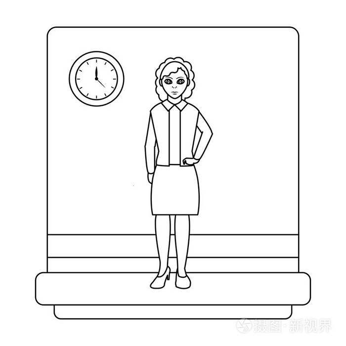 商务经理职业财务经理插图插画-正版商用图片18betf-摄图新视界