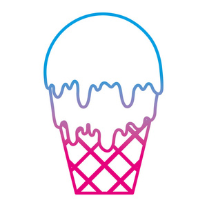 退化线甜冰淇淋与一个球矢状图