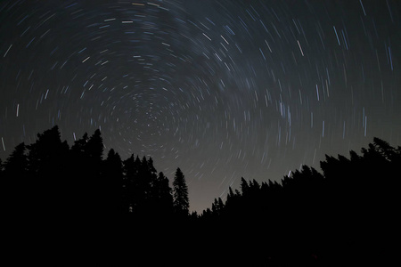 英仙座流星雨和星星图片