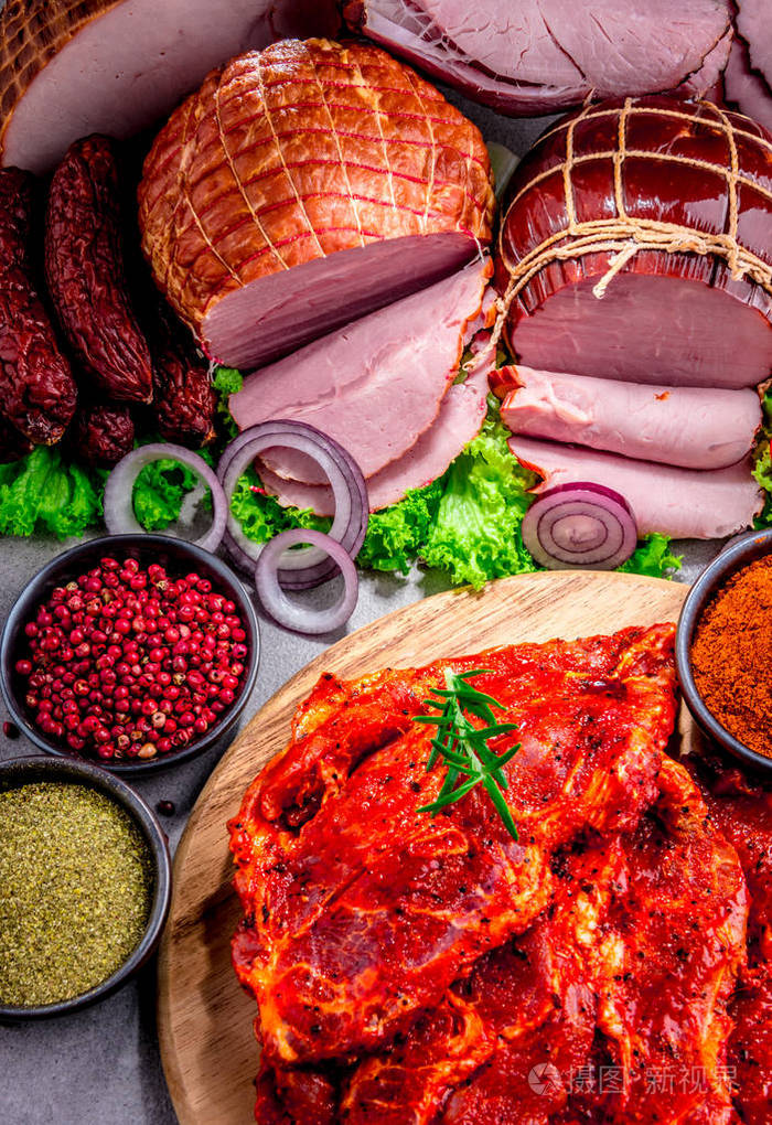 什锦肉制品包括火腿肠及夹肉牛排