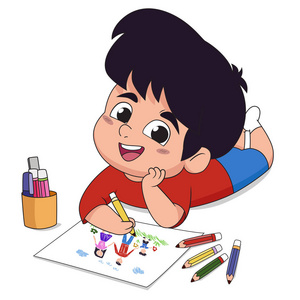 动物在画画图片