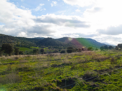 西班牙Cenicientosmadrid的山区景观