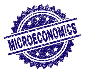 划痕的纹理微观经济学邮票印章