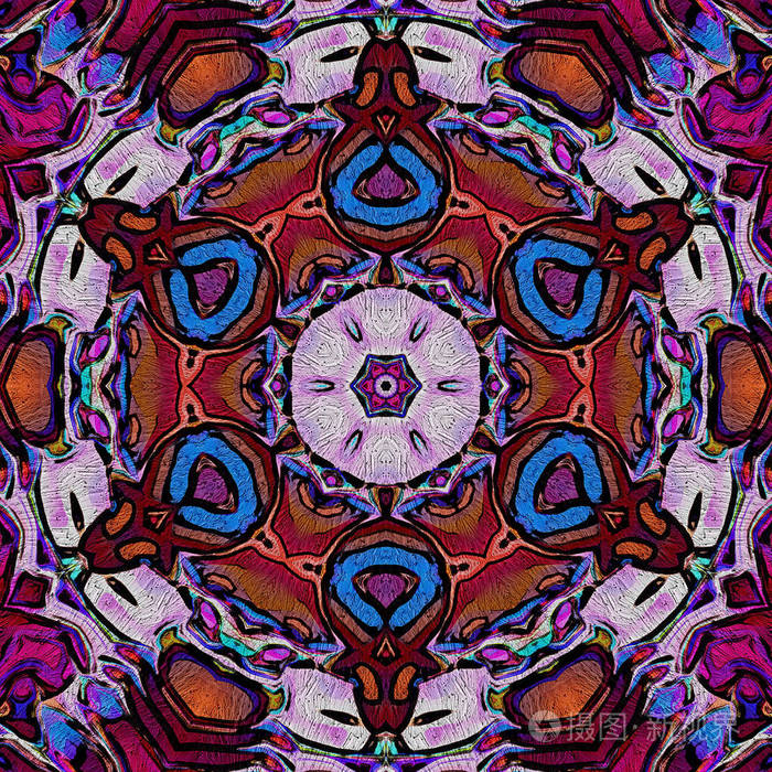 抽象设计图案艺术品. 现代风格的图形绘画.