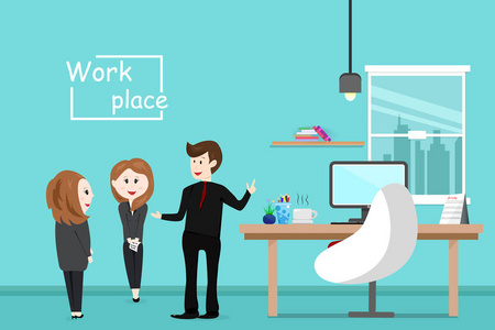 企业职员人物卡通设计图片