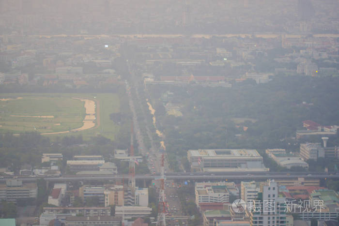 曼谷大都会大厦空气污染PM25对泰国卫生造成负面影响