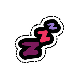 zzz 刻字缝合框架例证