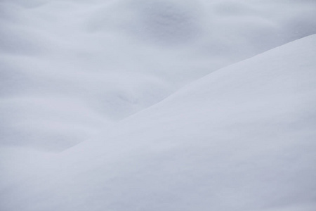 抽象的雪形，雪质