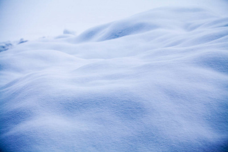 抽象的雪形，雪质