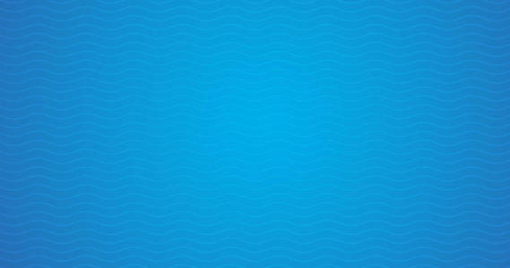 蓝色背景上的波浪线无缝矢量图案。 壁纸包装纸背景表面纹理和填充卡的设计元素
