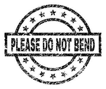 打印用圆圈请不要弯曲邮票印章水印与遇险风格.