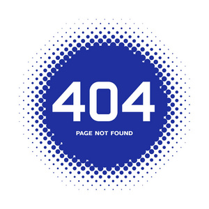 错误404页未找到. 矢量插图照片