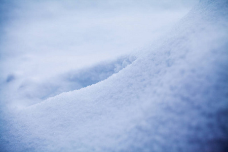 抽象的雪形，雪质