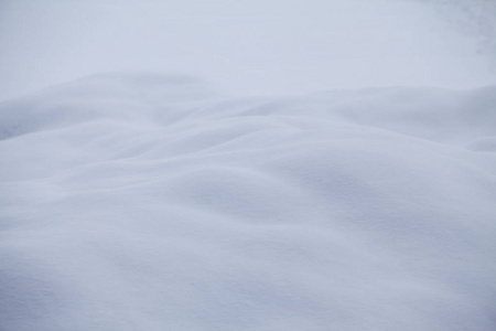 抽象的雪形，雪质