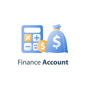 会计服务金融计算器现金贷款财富管理投资基金预算规划