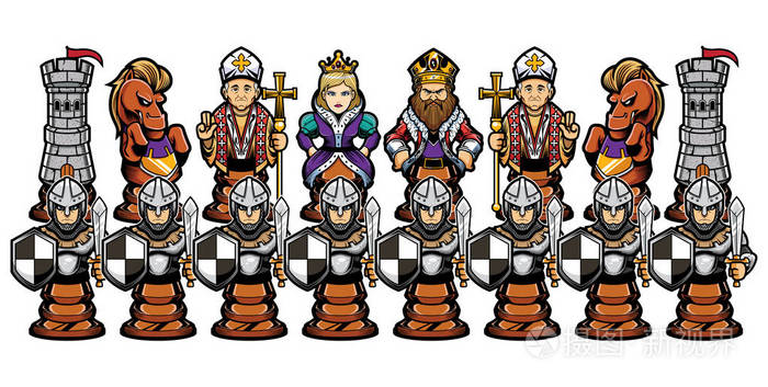 国际象棋卡通人物