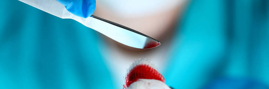 无菌均匀的武器保持工具用生物材料外科医生