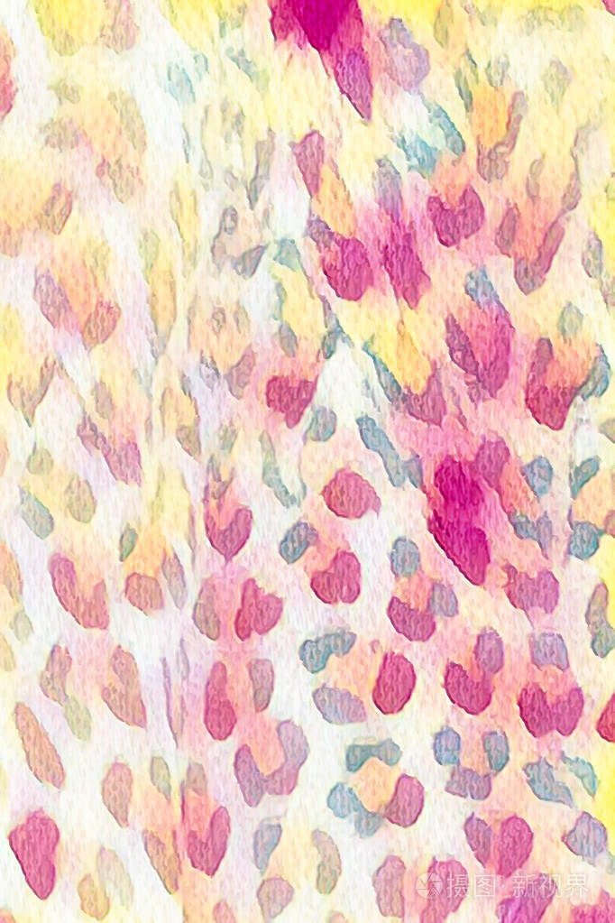 抽象的彩色斑点艺术