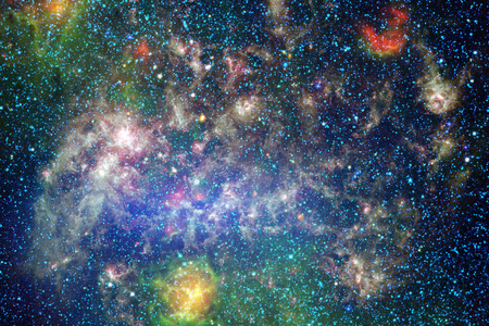 星云。 适用于壁纸的外层空间图像。 这幅图像的元素由美国宇航局提供。