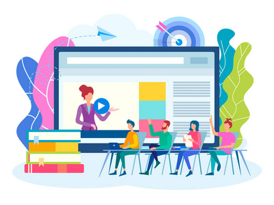 网络直播课程图片-网络直播课程素材-网络直播课程插画-摄图新视界