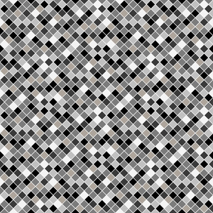黑色和白色绿松石抽象像素背景。现代时尚的半色调纹理。无限的抽象背景与随机大小的平方。矢量无缝方块马赛克模式