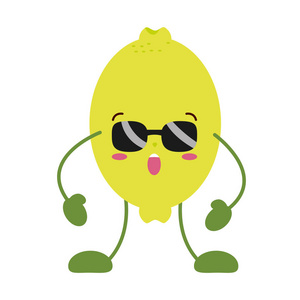 卡通人物的柠檬图片