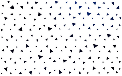 深蓝色矢量抽象马赛克背景。 具有梯度的多边形抽象插图。 您的网站的多边形设计。