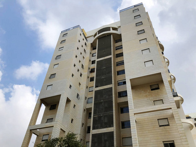 以色列日顺勒锡安2018年8月2日 以色列日顺勒锡安的住宅楼