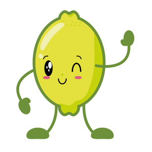 卡通人物的柠檬图片