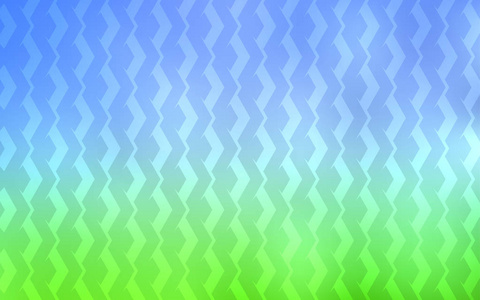 浅蓝色绿色矢量纹理与彩色线。 用五颜六色的棍子闪闪发光的抽象插图。 广告图案海报横幅。