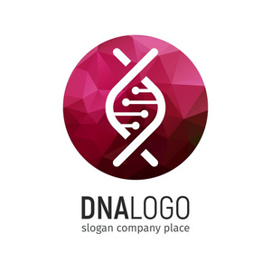 在白色背景上分离脱氧核糖核酸的标志型.254月世界基因日图标照片