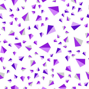 浅紫色粉红色矢量无缝等距布局与线条三角形。 彩色梯度抽象背景上的三角形。 窗帘窗帘的纹理。