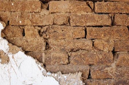 powerpiont棕色干泥背景介绍照片