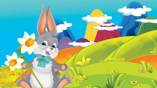 春天儿童卡通图片