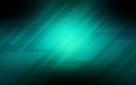 深蓝色绿色矢量纹理与彩色线。 在抽象模板上用线条装饰闪亮的插图。 智能设计为您的商业广告。