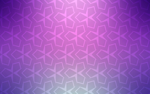 浅粉红色矢量纹理矩形风格。 带有矩形的抽象梯度插图。 模板可以用作背景。