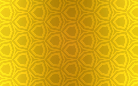 暗黄色矢量图案，有五颜六色的六边形。 以六边形的抽象风格设计。 为你的商业广告设计。