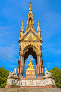 英国伦敦肯辛顿花园阿尔伯特纪念堂