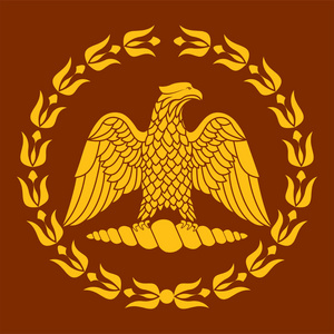 罗马鹰的标志。