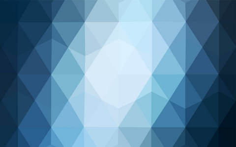 浅蓝色矢量低多边形纹理。带有三角形的现代抽象插图。为你的横幅完全新的模板。