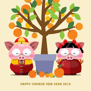 中国2019年新年设计