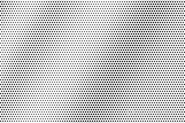白色背景上的黑点. 抽象穿孔表面. 平滑的半色调矢量纹理.