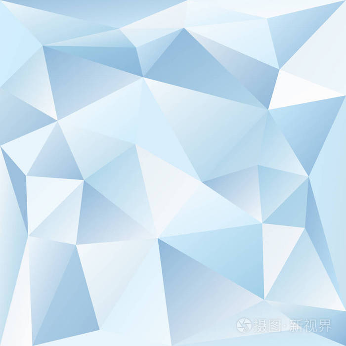 蓝色和白色水晶纹理背景