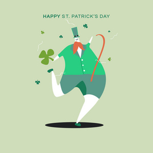 s Day dancing character vector