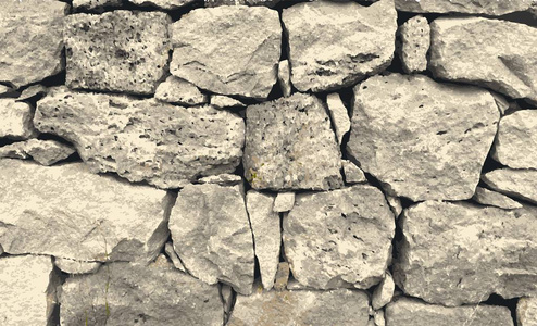 老化石墙的矢量痕迹。纹理背景