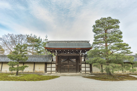 日本京都稻山的日本花园